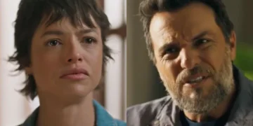 Luma (Agatha Moreira) e Molina (Rodrigo Lombardi) em Mania de Você (Foto: Reprodução/TV Globo)