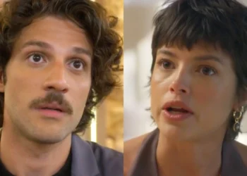Mavi (Chay Suede) e Luma (Agatha Moreira) em Mania de Você (Foto: Reprodução/TV Globo)