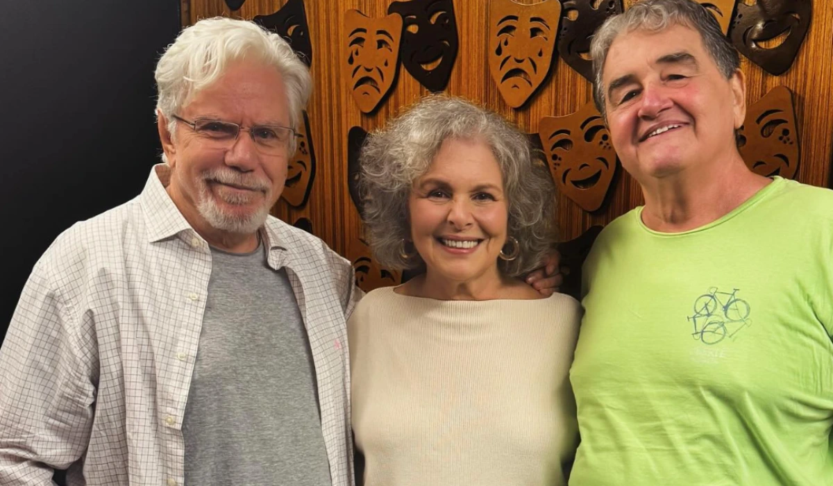 Reginaldo Faria, Irene Ravache e Otávio Augusto (Foto: Reprodução/Instagram)