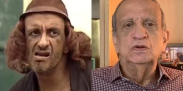 Bemvindo Sequeira como Bafo de Bode em Tieta e atualmente (Foto: Reprodução/TV Globo/Montagem)