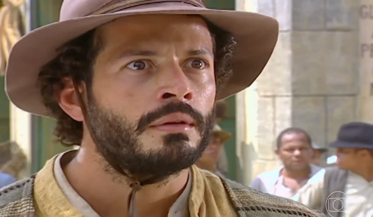 Malvino Salvador (Tobias) em cena de Cabocla (Foto: Reprodução/TV Globo)