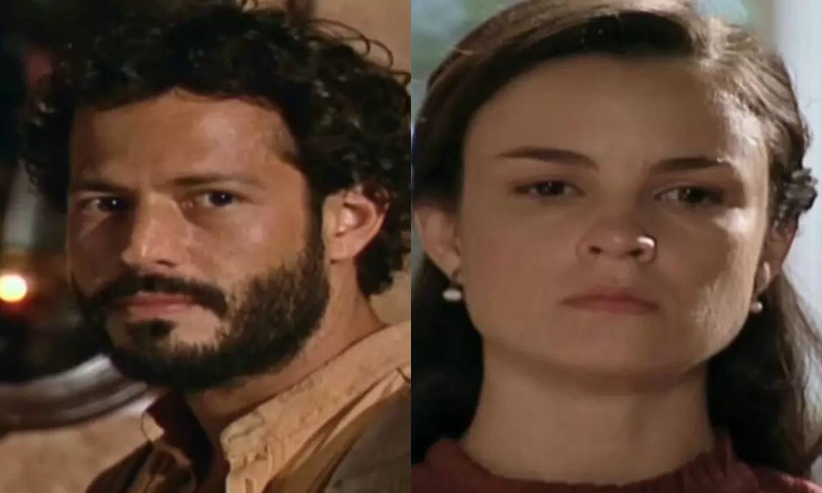 Tobias e Mariquinha em Cabocla. (Foto: reprodução/Globo)