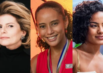 Débora Bloch (Odete Roitman), Taís Araújo (Raquel) e Bella Campos (Maria de Fátima) em Vale Tudo (Foto: Divulgação/TV Globo)