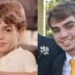 André Ricardo como Luizinho em História de Amor e depois de abandonar a carreira de ator (Foto: Divulgação/TV Globo/Arquivo Pessoal)