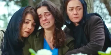 Bahar chora diante do túmulo de Yeliz em Força de Mulher.