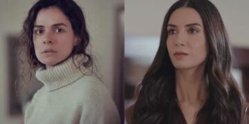 Bahar e Piril em Força de Mulher. (Foto: reprodução/Record)