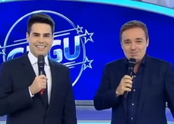 Luiz Bacci e Gugu (Foto: Reprodução/Record)