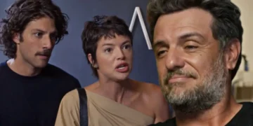 Mavi e Luma (à esquerda) e Molina (à direita) em Mania de Você.