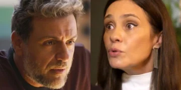 Mércia e Molina em Mania de Você. (Foto: reprodução/Globo)