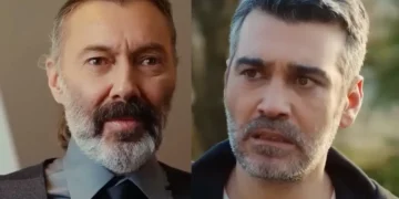 Nezir (à esquerda) e Sarp (à direita) em Força de Mulher.