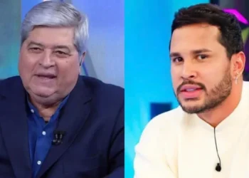 Datena e Lucas Guimarães são as novidades da programação de sábado do SBT (Foto: Reprodução/SBT)