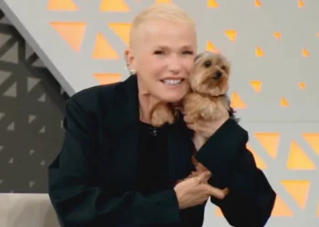 Xuxa em seu retorno no Fantástico (Foto: Reprodução/TV Globo)