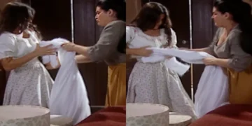 Furiosa, Zuca rasga vestido de noiva feito por Bina para se casar com Tobias, recusa usá-lo no casamento com Luís e a humilha: “essa porcaria”