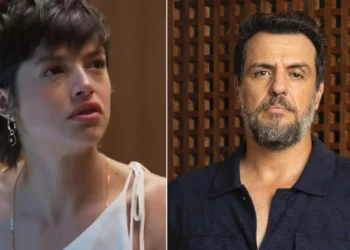 Luma (Agatha Moreira) e Molina (Rodrigo Lombardi)