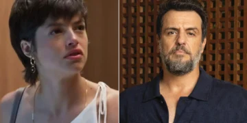 Luma (Agatha Moreira) e Molina (Rodrigo Lombardi)