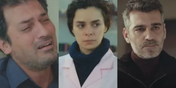 Arif, Bahar e Sarp em Força de Mulher. (Foto: reprodução/Record)