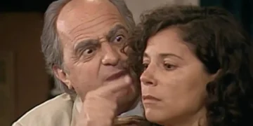 Coronel Artur e Filó em Tieta. (Foto: reprodução/Globo)