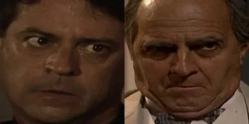 Arturzinho e Artur em Tieta. (Foto: reprodução/Globo)