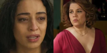 Cacá e Violeta em Volta por Cima. (Foto: reprodução/Globo)