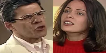 Carlos e Paula em História de Amor. (Foto: reprodução/Globo)