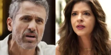 Robson e Fátima em Mania de Você. (Foto: reprodução/Globo)