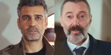 Sarp (à esquerda) e Nezir (à direita) em Força de Mulher