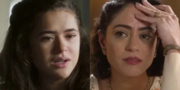 Bia e Clarice em Garota do Momento. (Foto: reprodução/Globo)