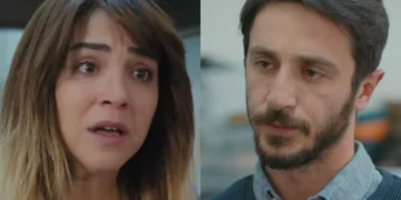 Cyeda e Emre em Força de Mulher. (Foto: reprodução/Record)