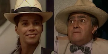 Filó e Artur em Tieta. (Foto: reprodução/Globo)