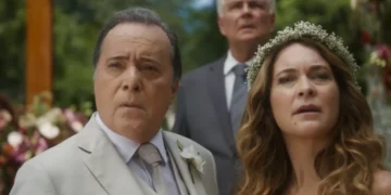 Tony Ramos (Abel) e Cláudia Abreu (Filipa) em Dona de Mim (Foto: Reprodução/TV Globo)