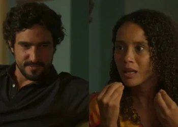 Ivan (Renato Góes) e Raquel (Taís Araújo)