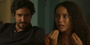 Ivan (Renato Góes) e Raquel (Taís Araújo)