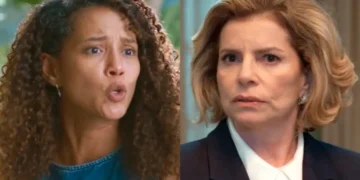 Raquel (à esquerda) e Odete (à direita) em Vale Tudo.