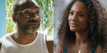Lindomar (MV Bill) e Madalena (Jéssica Ellen) em Volta por Cima (Foto: Reprodução/TV Globo)