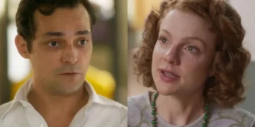 Alfredo e Teresa em Garota do Momento. (Foto: reprodução/Globo)
