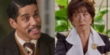 Basílio e Maristela em Garota do Momento. (Foto: reprodução/Globo)