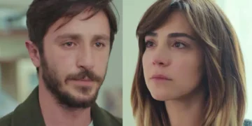 Emre (à esquerda) e Ceyda (à direita) em cena de Força de Mulher.