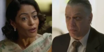 Clarice (Carol Castro) e Juliano (Fábio Assunção) em Garota do Momento (Foto: Reprodução/TV Globo)