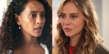 Raquel (à esquerda) e Heleninha (à direita) em Vale Tudo.