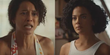 Raquel (Taís Araújo) e Maria de Fátima (Bella Campos) em Vale Tudo (Foto: Reprodução/TV Globo)