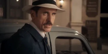 Ernesto (Eriberto Leão) em Eta Mundo Melhor, a nova novela das seis da Globo (Foto: Reprodução/TV Globo)