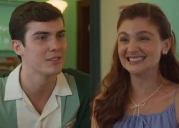 Edu (Caio Manhente) e Celeste (Debora Ozório)