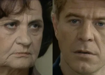 A Viagem: Influenciada pelo espírito de Alexandre, Guiomar humilha Raul e ele não a reconhece: “Tua carinha de anjo não me engana”