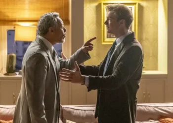 Raimundo (Danton Mello) e Beto (Pedro Novaes) em Garota do Momento (Foto: Léo Rosário/TV Globo)