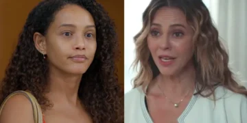 Raquel (à esquerda) e Heleninha (ã direita) em Vale Tudo.