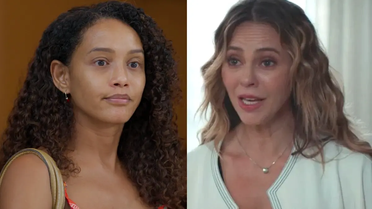 Raquel (à esquerda) e Heleninha (ã direita) em Vale Tudo.