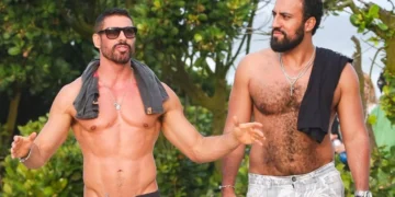César (Cauã Reymond) e Olavo (Ricardo Teodoro) em Vale Tudo (Foto: Dilson Silva/Ag News)