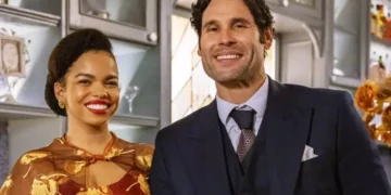 Dita e Clóvis em Êta Mundo Melhor. (Foto: reprodução/Globo)