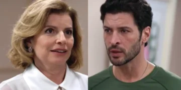 Odete (à esquerda) e Walter (à direita) em Vale Tudo.