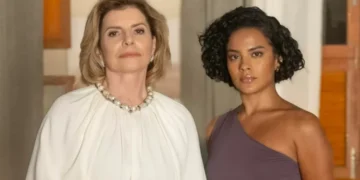 Odete Roitman (Debora Bloch) e Maria de Fátima (Bella Campos) em Vale Tudo, a novela das nove da Globo (Foto: Angélica Goudinho/TV Globo)